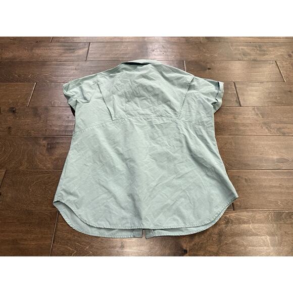 Columbia Womens Pilsner Novelty Hiking Outdoors Ventilated Short Sleeve Shirt L - Picture 3 of 10